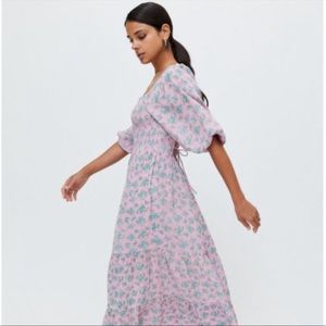Urban Outfitters Lottie | UO | Pink Floral Maxi Dress